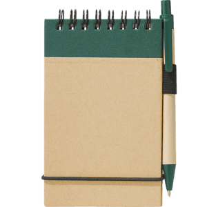FSC® Mix 5" x 3" Recycled Jotter with Pen