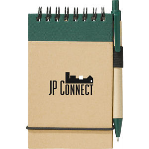 FSC® Mix 5" x 3" Recycled Jotter with Pen