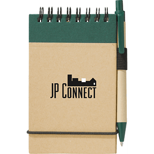 FSC® Mix 5" x 3" Recycled Jotter with Pen