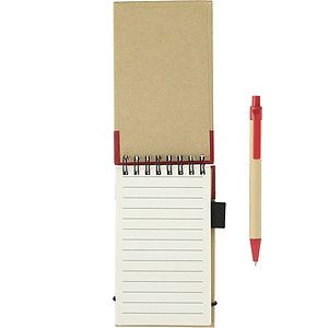 FSC® Mix 5" x 3" Recycled Jotter with Pen