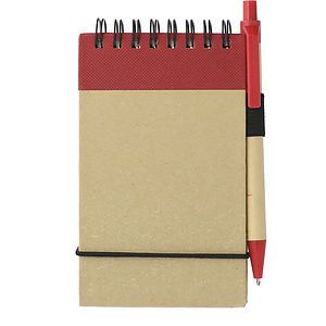 FSC® Mix 5" x 3" Recycled Jotter with Pen