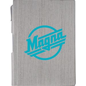FSC® Mix 6" x 8.5" Bari Notebook with Pen