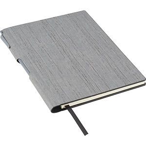 FSC® Mix 6" x 8.5" Bari Notebook with Pen