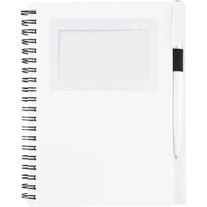 FSC® Mix 5.5" x 7" Star Spiral Notebook with Pen