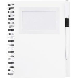 FSC® Mix 5.5" x 7" Star Spiral Notebook with Pen