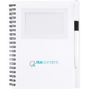 FSC® Mix 5.5" x 7" Star Spiral Notebook with Pen