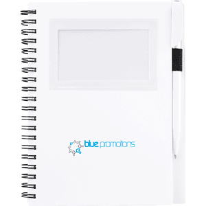 FSC® Mix 5.5" x 7" Star Spiral Notebook with Pen
