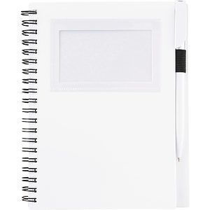 FSC® Mix 5.5" x 7" Star Spiral Notebook with Pen