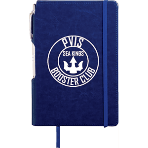 FSC® Mix 6" x 8.5" Viola Bound Notebook with Pen