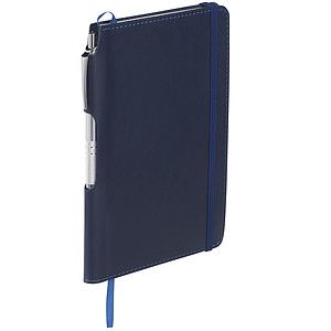 FSC® Mix 6" x 8.5" Viola Bound Notebook with Pen