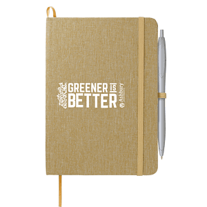 FSC® Mix 5" x 7" Recycled Cotton Bound Notebook