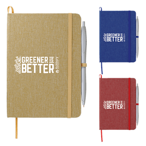 FSC® Mix 5" x 7" Recycled Cotton Bound Notebook