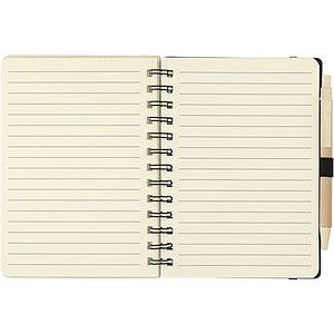 FSC® Mix 5" x 7" Wheat Straw Notebook with Pen
