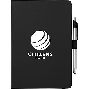 FSC® Mix 6" x 8.5" Crown Journal with Pen-Stylus