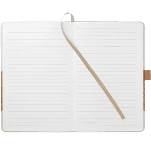 FSC® Mix 5.5" x 8.5" Recycled Cotton Cork Notebook