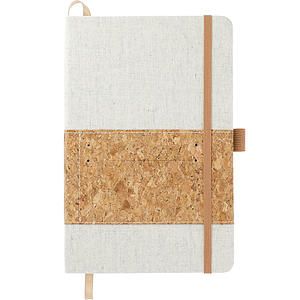 FSC® Mix 5.5" x 8.5" Recycled Cotton Cork Notebook