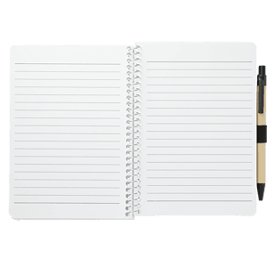FSC® Mix 5” x 7” Spiral Notebook with Pen