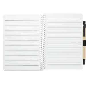 FSC® Mix 5” x 7” Spiral Notebook with Pen