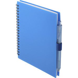 FSC® Recycled 5.5” x 7” Spiral Notebook w/ RPET Pe