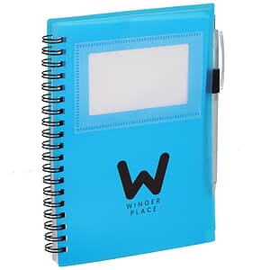 FSC® Recycled 5" x 7" Star Spiral Notebook with Pe