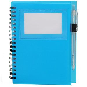 FSC® Recycled 5" x 7" Star Spiral Notebook with Pe