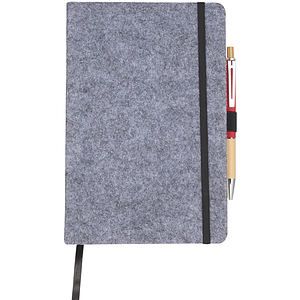 THE GOODS™ 8" x 5.5" Recycled Felt Bound Notebook