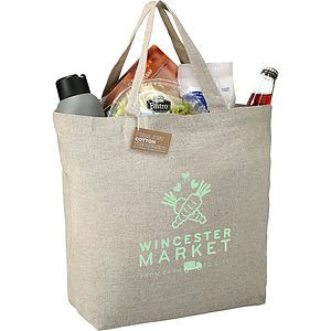 Recycled 5oz Cotton Twill Grocery Tote