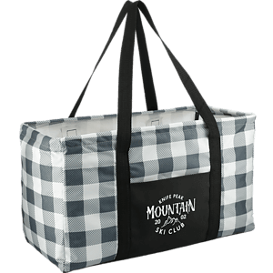 Buffalo Plaid Utility Tote