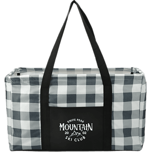 Buffalo Plaid Utility Tote
