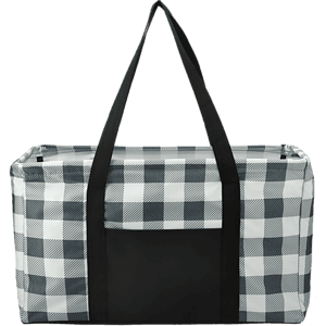 Buffalo Plaid Utility Tote