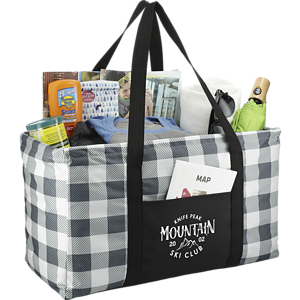 Buffalo Plaid Utility Tote
