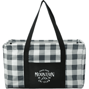 Buffalo Plaid Utility Tote