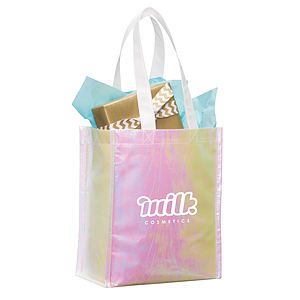 Iridescent Non-Woven Gift Tote