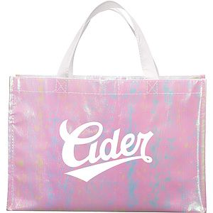 Iridescent Non-Woven Shopper Tote