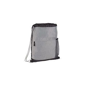 Heather Melange Drawstring Bag