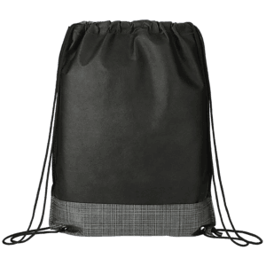 Crossweave Heat Sealed Drawstring Bag