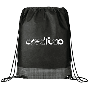 Crossweave Heat Sealed Drawstring Bag
