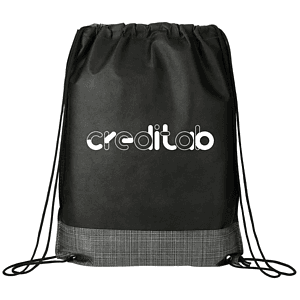 Crossweave Heat Sealed Drawstring Bag