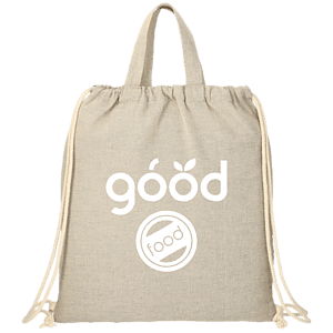 Recycled 5oz Cotton Drawstring Bag