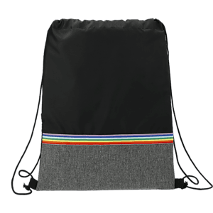 Rainbow RPET Drawstring Bag