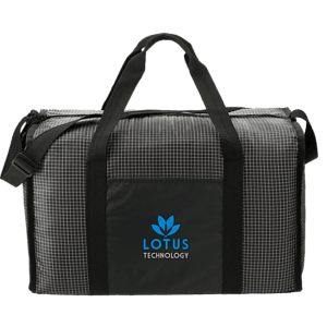 Grid Boxy Duffel