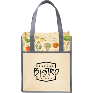 Big Grocery Vintage Laminated Non-Woven Tote
