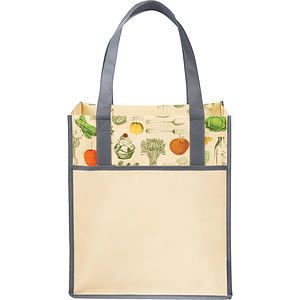 Big Grocery Vintage Laminated Non-Woven Tote
