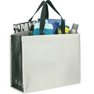 RPET Laminated Matte Shopper Tote