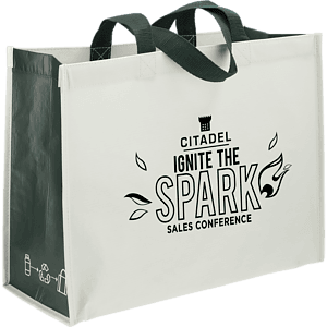 RPET Laminated Matte Shopper Tote