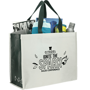 RPET Laminated Matte Shopper Tote