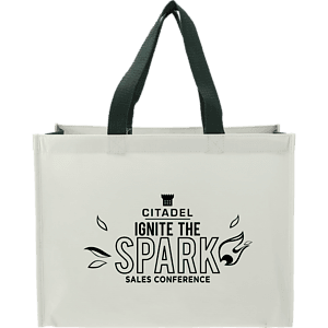 RPET Laminated Matte Shopper Tote