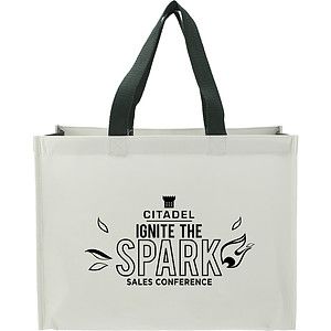 RPET Laminated Matte Shopper Tote