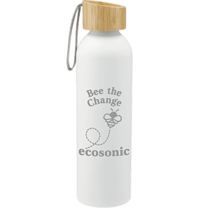 Ryze Aluminum Bottle 22 oz w/ FSC® 100% Bamboo Lid