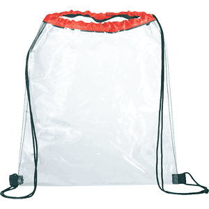 Rally Clear Drawstring Bag